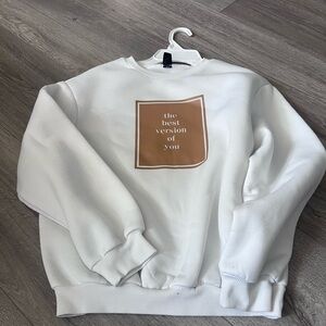 SHEIN White Sweatshirt